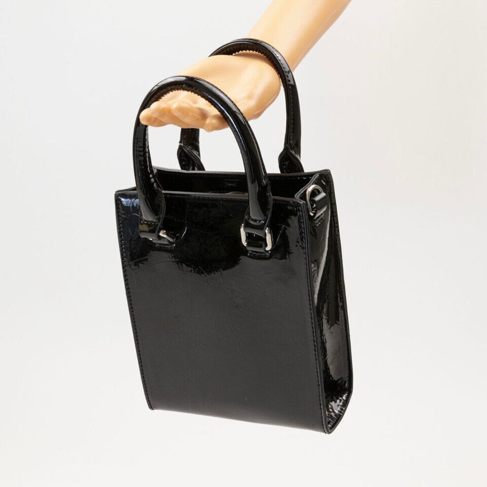 Aqua Mini Tote Crossbody Black (Pre-owned/as pictured)